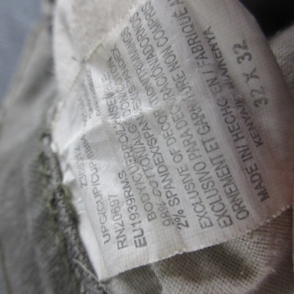 VINTAGE Dickies Jeans Men 32x31 Green‎ Straight Carpenter Distressed Work Y2K *